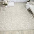 thumbnail image 5 of Nourison Elan Bordered Indoor Area Rug - Light Gray, 5 of 5