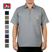 Ben Davis Short Sleeve Solid Half-Zip Shirt