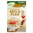thumbnail image 2 of Organic Oats and Flax Instant Oatmeal Packets, 8 count Packaging May Vary, 2 of 3