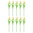 thumbnail image 1 of CSChome Artificial Tulip Decoration Artificial Tulip Decoration Realistic Reusable Home Wedding Party Faux Flower Floral Spring Decoration 10Pcs Artificial Tulip Branch with Stem, 1 of 6