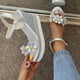thumbnail image 1 of Zapatos informales con punta abierta para mujer, sandalias cómodas con plataforma y diamantes de imitación, zapatos Wmkox8yii  shjk7964, 1 of 7