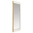 thumbnail image 2 of 28x70 Lina Modern Floor Mirror, Gold with Marble, 2 of 6