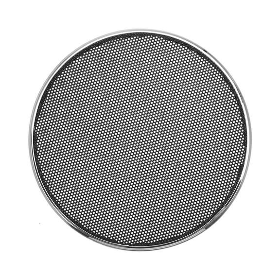 Unique Bargains 4 Inch Car Metal Audio Speaker Grill Cover Mesh Woofer Horn Guard Circle Grille Protector Silver Tone