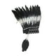 thumbnail image 3 of El tocado de plumas indio estadounidense los papeles de tocado interpretan la diadema para la fiesta del show show Negro, 3 of 8