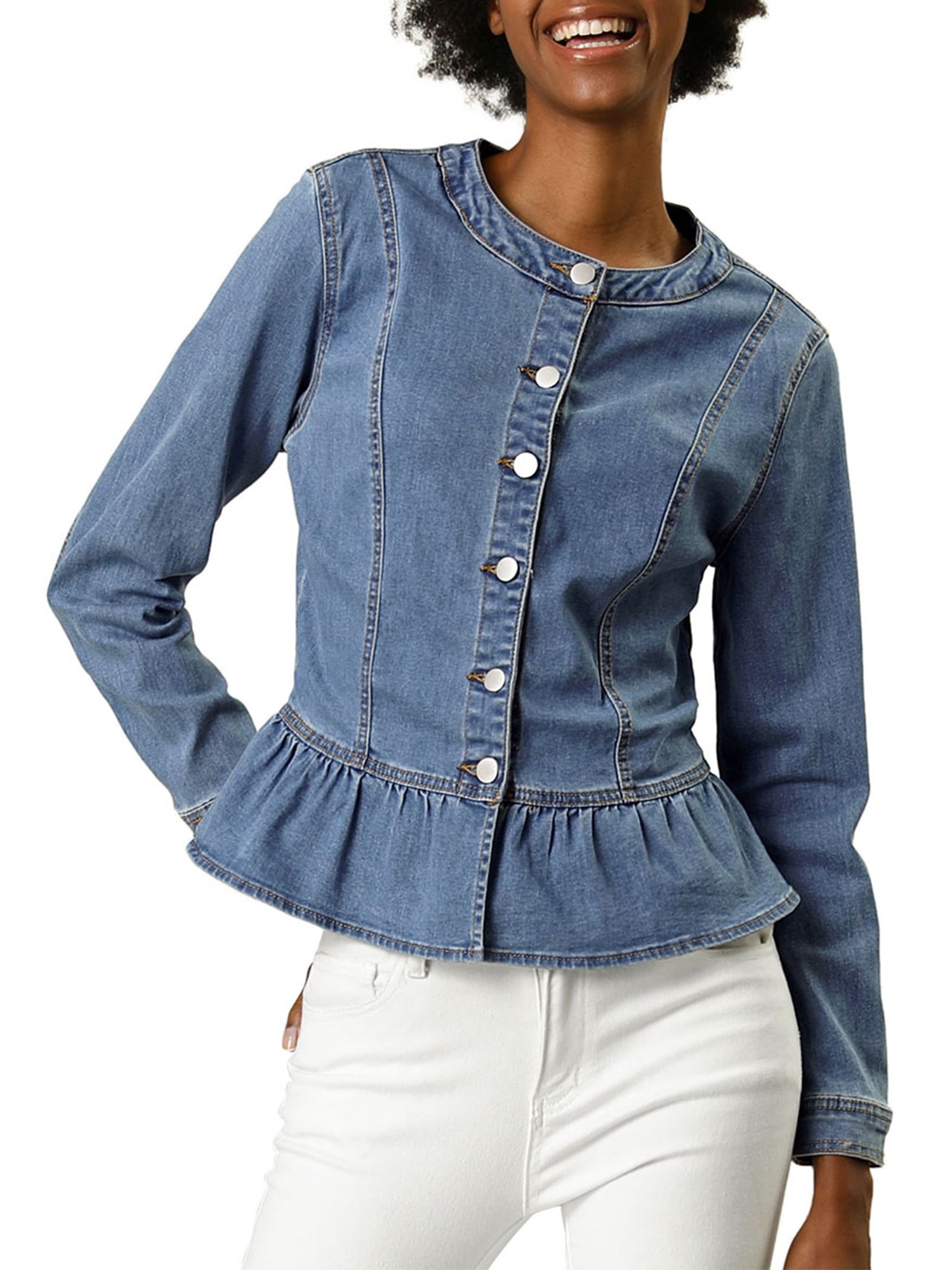 Unique Bargains Women's Button Down 
