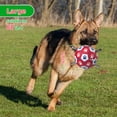 thumbnail image 4 of Balón de fútbol Diman para perros extragrandes con correas de 23 cm, 4 of 7