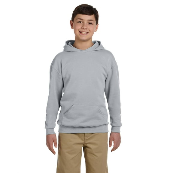 Jerzees Nublend Youth Pullover Hooded Sweatshirt , 996Y , Oxford , X-Large