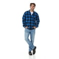thumbnail image 2 of North 15 Men's Micro Fleece Buffalo Plaid Shirt-665-Des1-4XL, 2 of 8