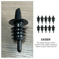 thumbnail image 3 of DEEPCRAFF 10pcs Spout Pourers for Pouring Liquids with Black Plastic Design, 3 of 8