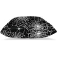 thumbnail image 2 of Pillow Covers Halloween Spider Web Pattern 2 Set Pillowcases Square Cushion Cover Throw Pillows Case Decorative for Sofa Couch Home Bedroom Chair Car Indoor Outdoor 18x18 Inches, 2 of 6