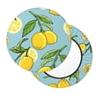 thumbnail image 2 of Balery Lemon Velvet Round Bar Chair Cushion Cover Adjustable, Protects From Scratches And Stains, Soft & Washable Ideal For Wooden And Metal Stools - 13 Inch, 2 of 7