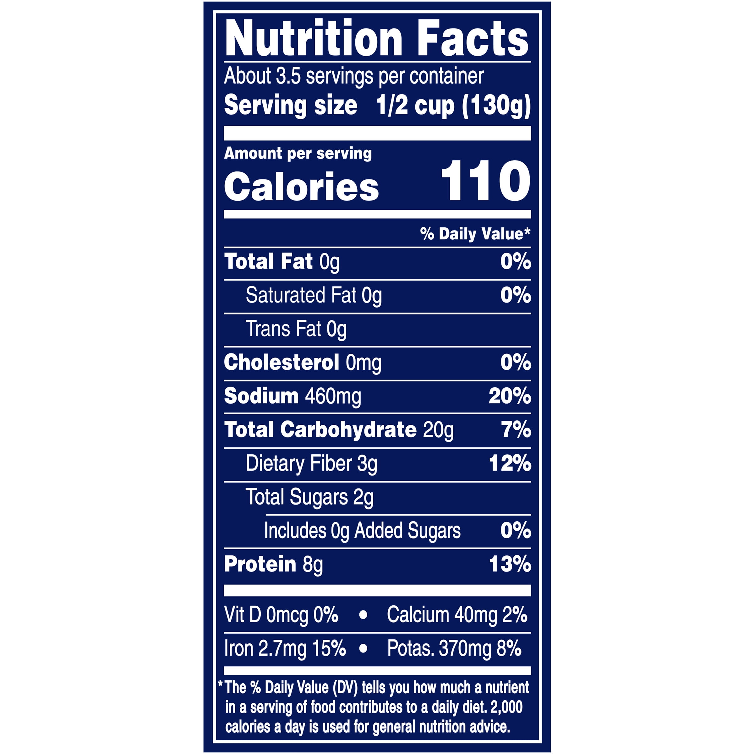 Bush's Purple Hull Peas, Plant-Based Protien, Gluten Free, Canned Peas, 15.8 oz