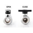 thumbnail image 3 of Bitspower G1/4" Mini Valve with Black Handle, Silver Shining Body, 3 of 3