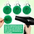 thumbnail image 2 of Lsupdaol 10 Pcs Cheer Team Gifts Faux Pom Pom Keychain Gifts Bulk with Tassel for Cheer Team Sport Accessory, 2 of 13