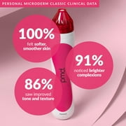 PMD Personal Microderm Classic for At-Home Use, Facial Exfoliator Tool, Microdermabrasion Machine Kit for Face and Body Skincare, Pink RRF12
