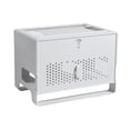 thumbnail image 3 of yotijay Router Storage Box Multipurpose Cable Management for Living Room Office Home Gray, 3 of 9