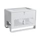 thumbnail image 3 of Caja de almacenamiento para enrutador, organizador de escritorio, caja de regleta independiente, ocultador de cables Gris, 3 of 9