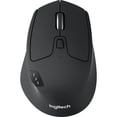 thumbnail image 6 of Logitech M720 Triathlon Multi-Device Wireless Mouse, Bluetooth, USB Unifying Receiver, 1000 DPI, 6 Programmable Buttons, 2-Year Battery, Compatible with Laptop, PC, Mac, iPadOS, 6 of 8