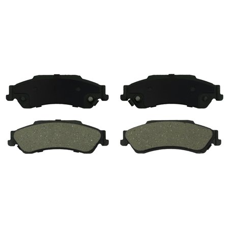 Gridiron Brakes Semi-Metallic Rear Brake Pad Set Driver and Passenger Side - ID729 (Replaces Part# MKD729)