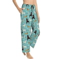 thumbnail image 2 of Xecao Cute Dog Women's Straight Lounge Pajama Pants: The Epitome of Relaxed Sleepwear, 2 of 9