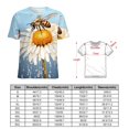 thumbnail image 2 of Bee And Flowers T Shirts Basic T-Shirt Short Sleeve Ladies Tee Shirt Summer Graphic Clothing, 2 of 5