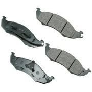 Akebono PRO-ACT Ultra-Premium Brake Pad Set, Ceramic Fits select: 1993-2002 NISSAN QUEST, 1993-2002 MERCURY VILLAGER