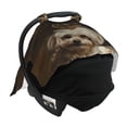 thumbnail image 7 of Car Seat Cover Baby - Regal Dog In Royal Attire Breathable Infant Car Seat Cover for Baby Carseat, Lightweight Comfort Baby Essentials Must Haves Newborn Stuff for Girl Boy, 7 of 7