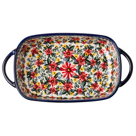

Polish Baking Tray Rectangular Cooking Bowl Bandejas Para Comida Decorative Serving Accessory