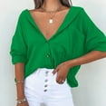 thumbnail image 5 of Vedolay Blouses for Women Casual Long Sleeve Button Down Blouses Tops 2023 GN1,L, 5 of 5