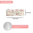 thumbnail image 4 of Fuzoiu Floral Print Baby Bow Headband for Newborns, Baby Girl Head Wrap,Baby Shower Gift,Stretchy Hair Accessories for Newborn Infant Toddlers Kids, 4 of 5
