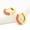 Orange, variant on Neon Huggie Earring