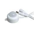 thumbnail image 2 of Detector de sensor de movimiento con interruptor de barrido manual para lámpara de armario (enchufe CC blanco), 2 of 4