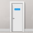 thumbnail image 5 of Uxcell 9"x3" ENTRANCE Sign Acrylic Self Adhesive Door Sticker Wall Sign Blue, 5 of 5