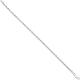 thumbnail image 3 of 925 sterling silver 2.75mm rope chain bracelet, 3 of 4