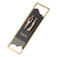 thumbnail image 3 of Letrero de baño, placa para colgar en la pared, letrero de inodoro autoadhesivo, letrero de baño para centros comerciales, oficinas, negocios, puertas LUnisex, 3 of 8