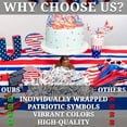 thumbnail image 7 of Patriotic Twist Mints, 4th of July, Memorial Day, Labor Day, USA, Parade Candy, Individually Wrapped, Approx. 172 Pieces, 2 lbs, 7 of 7