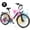 Pink, variant on ESKUTE Electric Bike for Adults – 1300W Peak Power Ebike, 28MPH Step-Thru E-Bicycle with 840Wh Removable Battery, Up to 70-Mile Range, 26" Tires, 7-Speed Adjustable Stem, white