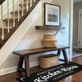 thumbnail image 2 of Kitchen rug Black Anti-Fatigue Kitchen Floor Mat – Non-Slip, Cushioned Comfort, Waterproof, Stylish Design, Perfect for Kitchen, Laundry Room, and Entryway 20x59 inch, 2 of 7