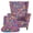 Colorful Heart Print, variant on Pzuqiu Mushroom Forest Design Wingback Chair Cover, Removable Wingback Chair Covers with Wear Guard, 2-Piece Soft Seat Shield