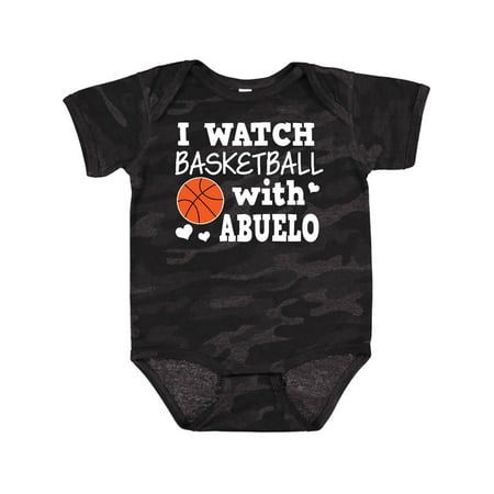 

Inktastic I Watch Basketball with Abuelo Gift Baby Boy Bodysuit