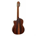 thumbnail image 2 of Private Room Striped Ebony Suite with Arm Rest Solid Top Slim Neck Acoustic-Electric Nylon Classical Guitar with Bag, 2 of 2