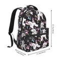 thumbnail image 2 of Easygdp Cute Poodle Dog Mochila Ergonómica Versátil para Laptop - Múltiples Bolsillos, Correas Ajustables, Unisex para Escuela, Viajes y Actividades al Aire Libre-One Size, 2 of 5