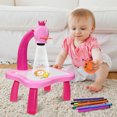 thumbnail image 2 of Projector Learning Desk Set Fun LED Music Drawing Board Paint Pen for Kids, 2 of 10