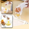 thumbnail image 6 of Egg Cracker, Handheld Egg Opener Eggshell Cutter Egg, White Yolk Separator Tool, Kitchen Egg Cracking Tool, Manual Egg Shell, Cutter Egg Separator for Home Kitchen Baking Cooking Breakfast Making, 6 of 6