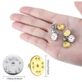 thumbnail image 5 of Zhuge Broches, corbatas, puños adornados con broches metálicos, 50, plata + oro, 5 of 5