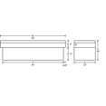 thumbnail image 2 of Tradesman Aluminum Economy Cross Bed Truck Tool Box (72in.) - Black, 2 of 2