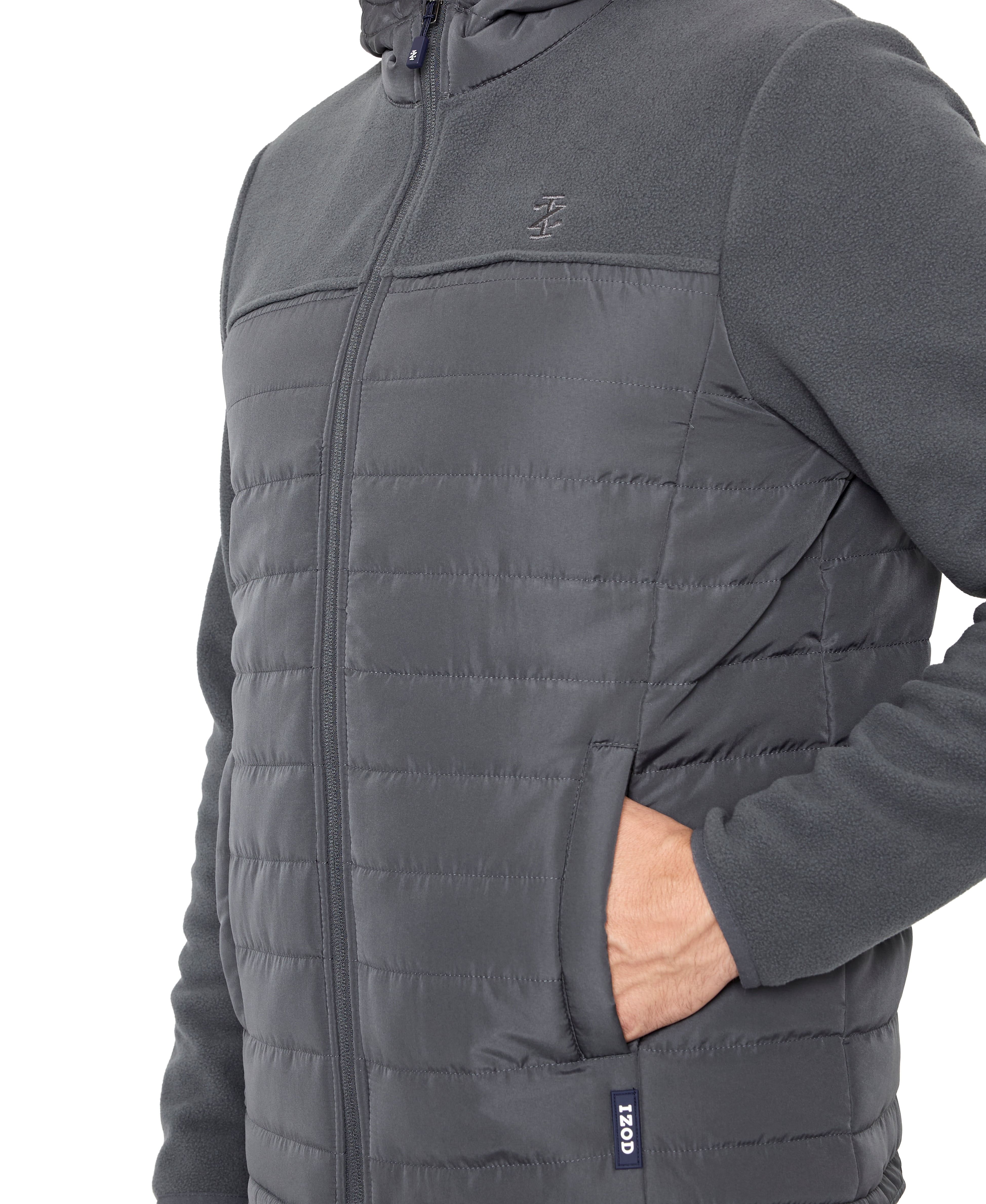IZOD Men's & Big Men's Fleece Jacket, Up to Size 2XL