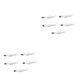thumbnail image 3 of Toystoory Pack of 5 Fishing Baits Crankbait Lures River Saltwater Portable Freshwater Seawater Gear Kit Tackle Stream Lake Boat Sea Type5 NO5, 3 of 6