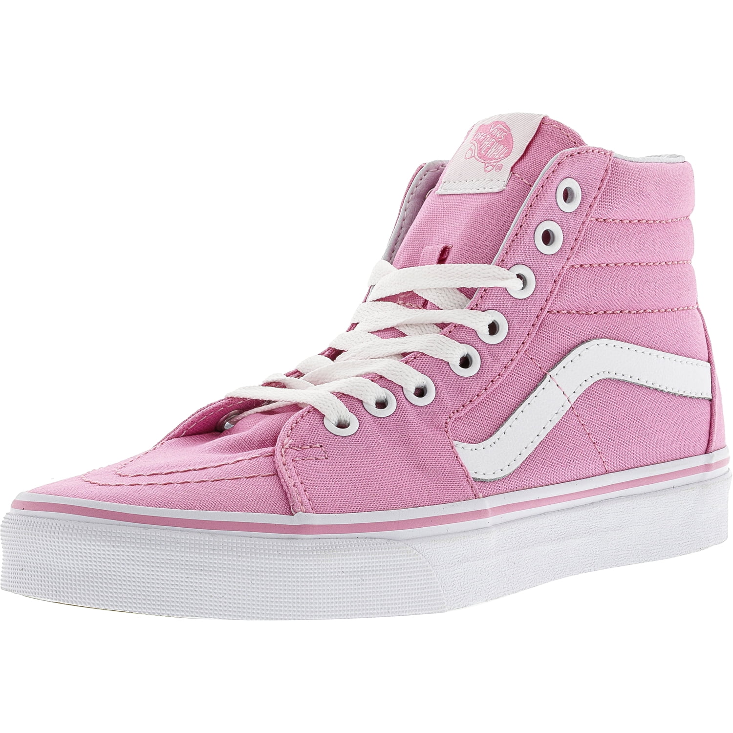 Vans Sk8Hi Canvas Prism Pink / True White HighTop Skateboarding Shoe 9M 7.5M Walmart Canada