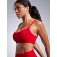 thumbnail image 4 of Sujetador deportivo CRZ YOGA Butterbreeze, cuello redondo, color rojo chile, talla L, 4 of 5
